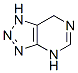 1H-1,2,3-Triazolo[4,5-d]pyrimidine, 4,7-dihydro- (9CI) Structure