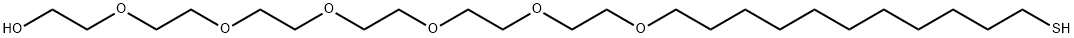 (1-MERCAPTOUNDEC-11-YL)HEXA(ETHYLENE GL& Structure