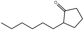 2-N-HEXYLCYCLOPENTANONE 구조식 이미지