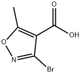 4-이속사졸카르복실산,3-브로모-5-메틸-(9CI) 구조식 이미지