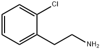 2-(2-클로로페닐)에틸아민 구조식 이미지