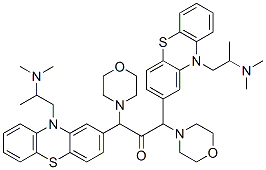10-(2-Dimethylaminopropyl)-10H-phenothiazin-2-yl(morpholinomethyl) ketone Structure