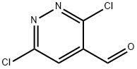 3,6-dichloro-4-pyridazinecarboxaldehyde Structure