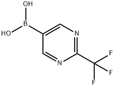 2-(trifluoroMethyl)pyriMidin-5-ylboronic acid Structure