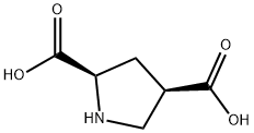 2,4-피롤리딘디카르복실산,(2R-cis)-(9CI) 구조식 이미지