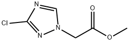 Methyl (3-chloro-1H-1,2,4-triazol-1-yl)acetate Structure