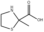 2-Thiazolidinecarboxylicacid,2-methyl-(6CI,7CI,8CI,9CI) 구조식 이미지