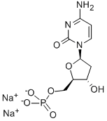2'-Deoxycytidine-5'-monophosphate disodium salt Structure