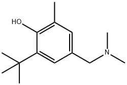 4-(dimethylaminomethyl)-2-methyl-6-tert-butyl-phenol Structure