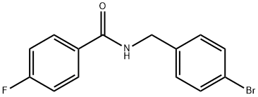 N-(4-BroMobenzyl)-4-fluorobenzaMide, 97% Structure