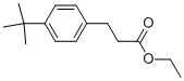 3-(4-TERT-BUTYL-PHENYL)-PROPIONIC ACID ETHYL ESTER Structure