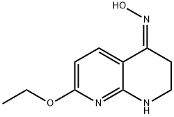 1,8-Naphthyridin-4(1H)-one,7-ethoxy-2,3-dihydro-,oxime,(Z)-(9CI) 구조식 이미지