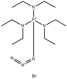 Azidotris(diethylamino)phosphonium bromide Structure