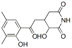 3-Hydroxy-4-[2-(2-hydroxy-3,5-dimethylphenyl)-2-oxoethyl]-2,6-piperidinedione Structure