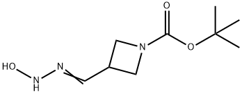 tert-Butyl 3-(N'-hydroxycarbamimidoyl)-azetidine-1-carboxylate 구조식 이미지