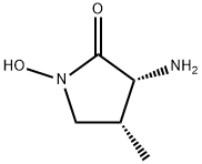 2-Pyrrolidinone,3-amino-1-hydroxy-4-methyl-,(3R,4R)-(9CI) Structure
