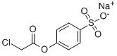 SODIUM-4-(CHLOROACETOXY)-BENZENSULPHONATE Structure