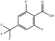 2,6-difluoro-4-(trifluoromethyl)benzoic acid 구조식 이미지