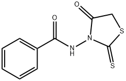 N-(4-OXO-2-THIOXO-THIAZOLIDIN-3-YL)-BENZAMIDE Structure