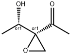 Ethanone, 1-[2-(1-hydroxyethyl)oxiranyl]-, (R*,S*)- (9CI) Structure