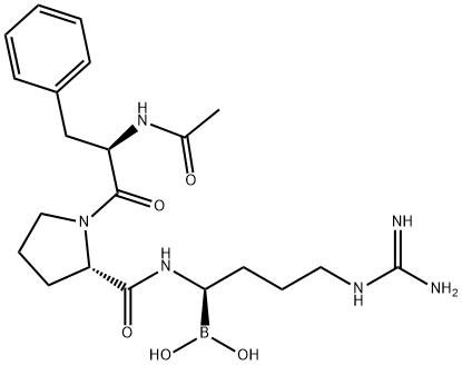 acetylphenylalanyl-prolyl-boroarginine Structure