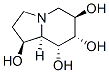 1,6,7,8-Indolizinetetrol, octahydro-, 1S-(1.alpha.,6.alpha.,7.beta.,8.beta.,8a.beta.)- Structure