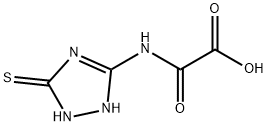 Acetic  acid,  [(4,5-dihydro-5-thioxo-1H-1,2,4-triazol-3-yl)amino]oxo-  (9CI) Structure