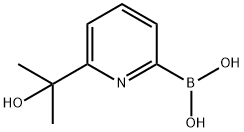 6-(2-HYDROXYPROPAN-2-YL)PYRIDINE-2-BORONIC ACID Structure