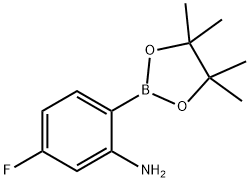 5-fluoro-2-(4,4,5,5-tetraMethyl-1,3,2-dioxaborolan-2-yl)aniline Structure