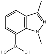 1,3-Dimethyl-1H-indazole-7-boronic acid Structure