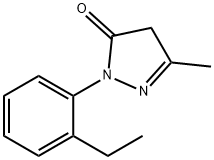 2,4-dihydro-3-methyl-2-phenethyl-3H-pyrazol-3-one Structure