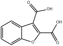 1-BENZOFURAN-2,3-DICARBOXYLIC ACID 구조식 이미지