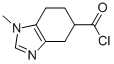 1H-벤즈이미다졸-5-카르보닐클로라이드,4,5,6,7-테트라히드로-1-메틸-(9CI) 구조식 이미지