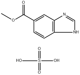 methyl 1H-benzo[d]imidazole-5-carboxylate sulfate Structure