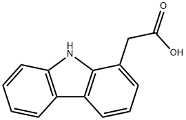 carbazole-1-acetic acid Structure