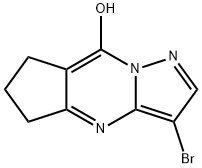 3-BroMo-6,7-dihydro-4H-cyclopenta[d]pyrazolo[1,5-a]pyriMidin-8(5H)-one Structure