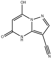 Pyrazolo[1,5-a]pyriMidine-3-carbonitrile, 4,5-dihydro-7-hydroxy-5-oxo- 구조식 이미지