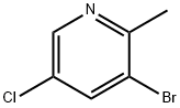 3-Bromo-5-Chloro-2-Picoline 구조식 이미지