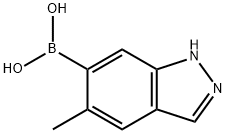 5-Methyl-1H-indazole-6-boronic acid 구조식 이미지