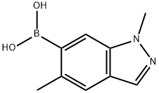 1,5-Dimethyl-1H-indazole-6-boronic acid Structure