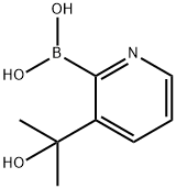 3-(2-HYDROXYPROPAN-2-YL)PYRIDINE-2-BORONIC ACID Structure