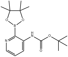 Boc-3-AMinopyridine-2-boronic acid pinacol ester Structure