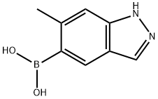 6-Methyl-1H-indazole-5-boronic acid Structure