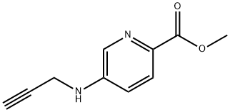 2-피리딘카르복실산,5-(2-프로피닐아미노)-,메틸에스테르(9CI) 구조식 이미지
