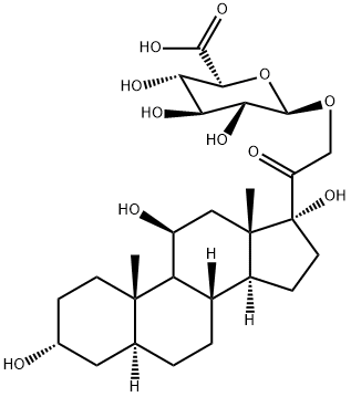 allo-Tetrahydrocortisol 21-Glucuronide Structure