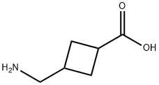 3-(Aminomethyl)cyclobutanecarboxylicacid Structure