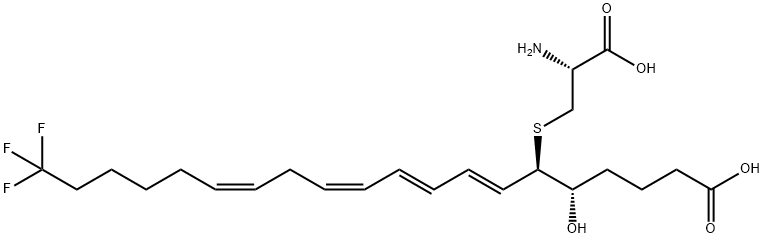 20,20,20-TRIFLUOROLEUKOTRIENE E4 Structure