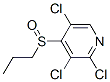 2,3,5-Trichloro-4-(propylsulfinyl)pyridine Structure