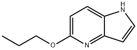 1H-Pyrrolo[3,2-b]pyridine, 5-propoxy- 구조식 이미지