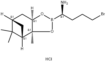 4,6-METHANO-1,3,2-BENZODIOXABOROLE-2-METHAMINE,AR-(3-BROMOPROPYL)BORONIC ACID (1S,2S,3R,5S)-(+)-2,3-PINANEDIOL ESTER Structure